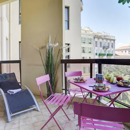 Daire Grand H -f2, Face Vieux- Nice, Terrasse, Ascenseur, Climatisation, Terrace - Center