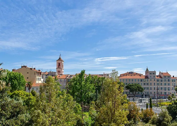 Grand H -f2, Face Vieux- Nice, Terrasse, Ascenseur, Climatisation, Terrace - Center Nice