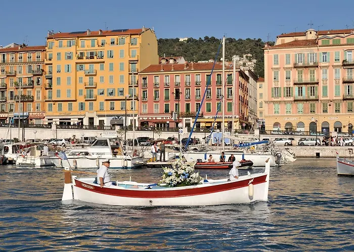 Grand H -f2, Face Vieux- Nice, Terrasse, Ascenseur, Climatisation, Terrace - Center