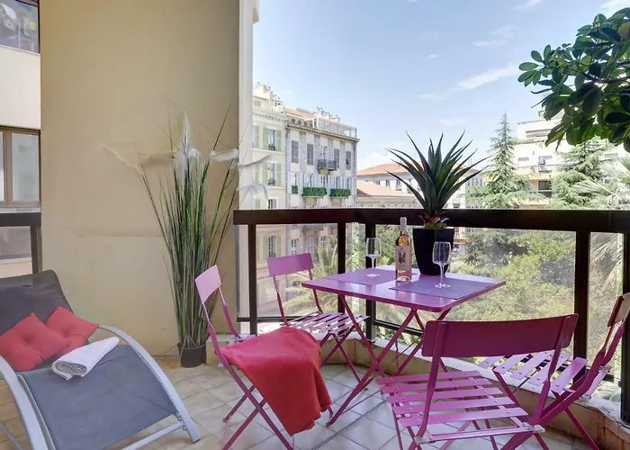 Lägenhet Grand H -f2, Face Vieux- Nice, Terrasse, Ascenseur, Climatisation, Terrace - Center
