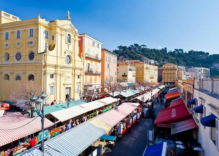 Grand H -f2, Face Vieux- Nice, Terrasse, Ascenseur, Climatisation, Terrace - Center Appartement Nice